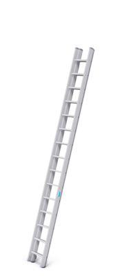 Alu-Schiebeleiter Stabilo, 2teilig, 2 x 15 Sprossen, mit Traverse und Trigon-Traverse