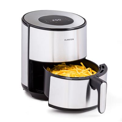 Klarstein Crisp-Pro 4,3L Air fry Stainless steel Silber-Metallic