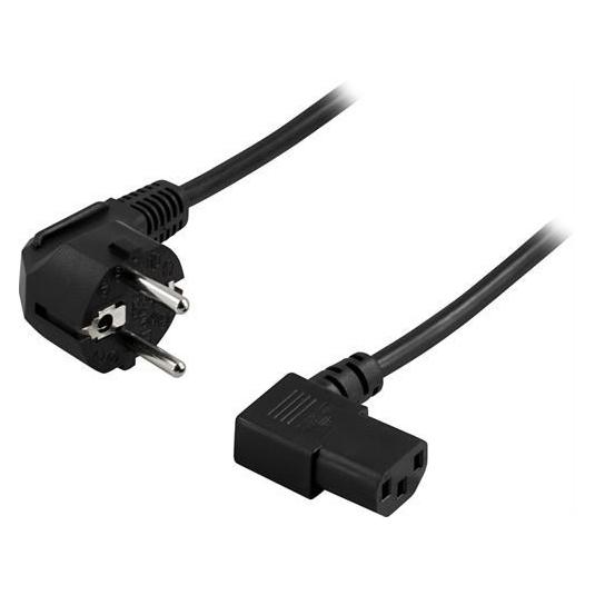 Deltaco DEL-111B - 5 m - C13-Koppler - 250 V - 10 A - Schwarz (5 m) (DEL-111B)