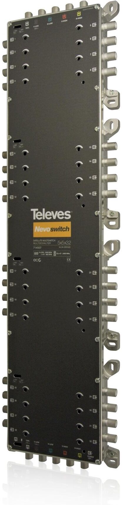 Multiswitch Nevo 5x5x32 "F" Terminal/Cascata - TELEVES