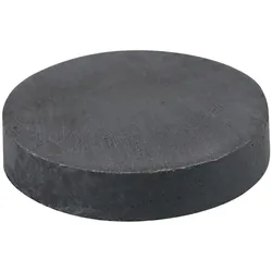 100 Scheibenmagnete, Ferrit, 25 x 5 mm, Y35, Haftkraft 800 g, anthrazit