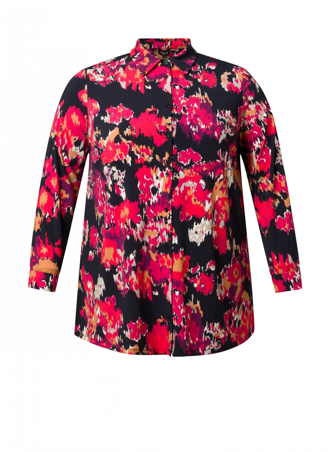 COLLETTA Neeltje Tops - Soft Red/Multi Colou