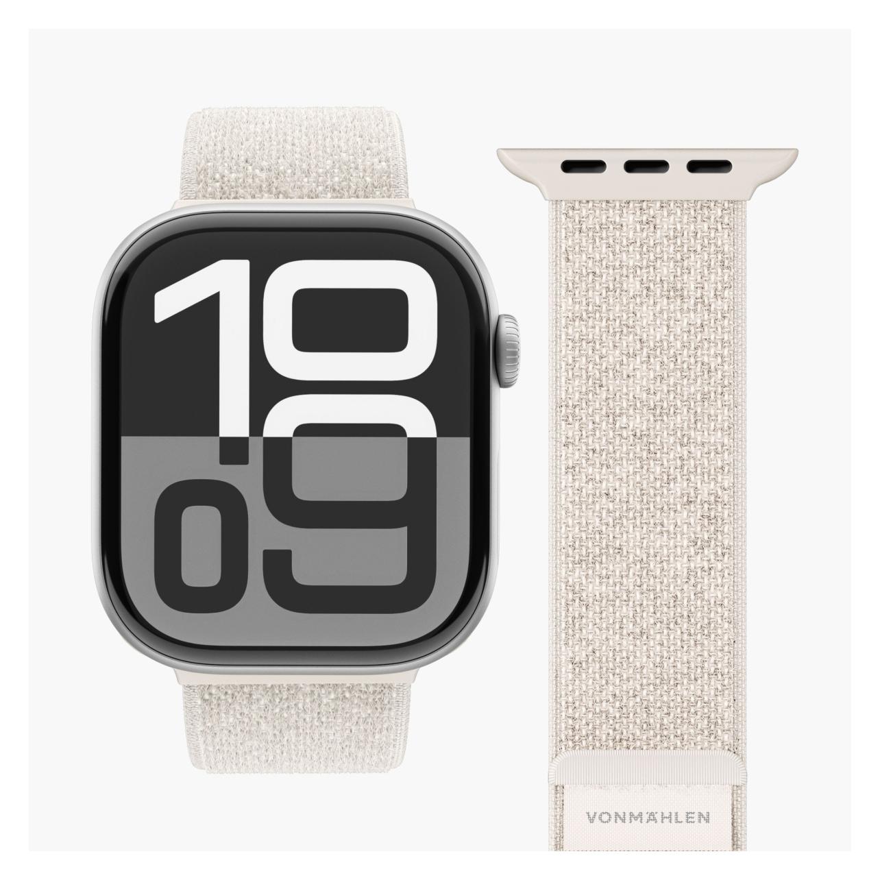 Vonmählen Fitness Loop 2 - 44|45|46|49mm - One Size (Geflochtenes Nylon, Nylon, Nylongewebe, Textil) (AWS00150)