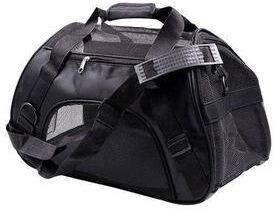 Uplifted Finds Breathable Multi View Portable Pet Carrier black s
