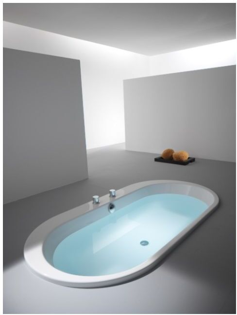 Hoesch Foster Oval Badewanne 6476.010 190x98cm, weiss