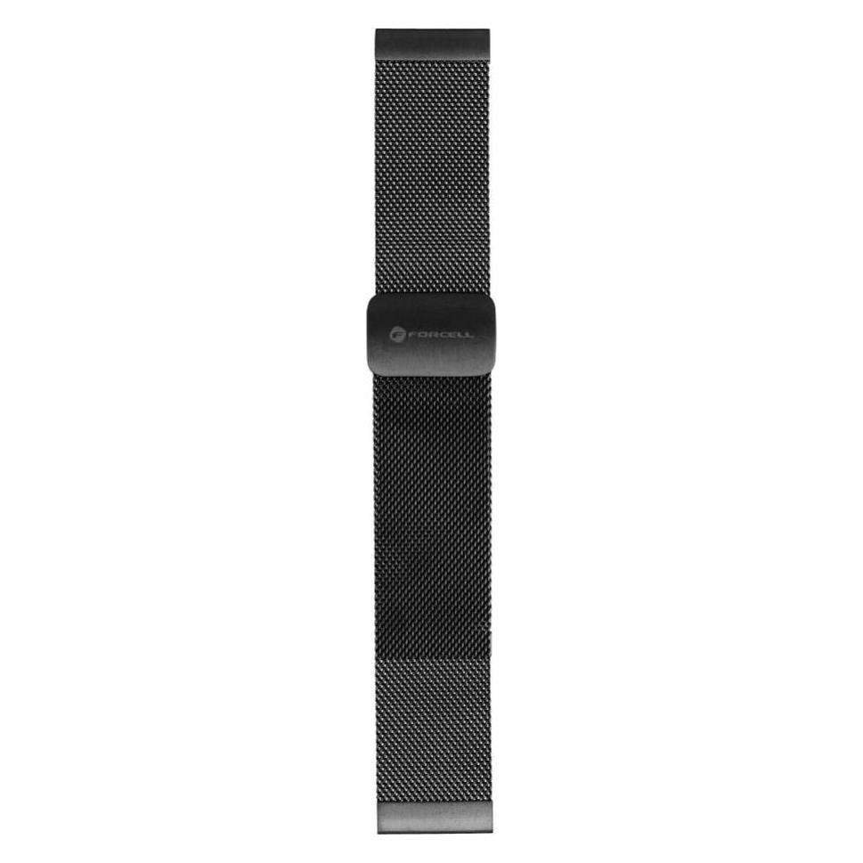Forcell Strap F-DESIGN FS11 magnetic stailess steel strap for SAMSUNG Watch 20 mm black (20 mm, Mesh, Stainless Steel) (59428287)