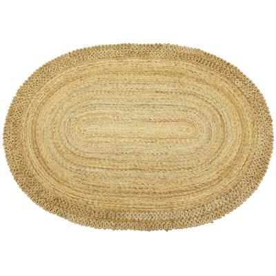 Sisalteppich CARPETFINE "Juteteppich Luca", beige (natur), B:120cm H:13mm L:170cm, Jute, Teppiche, Sisalteppich, natürliches Pflanzenmaterial von Hand gewebt, Boho Style