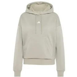 adidas Essentials S Logo Feel Cozy Hoodie Damen - silpeb/white -