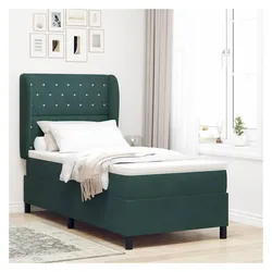vidaXL, Boxspringbett, Bettmatratze (90 x 200 cm)