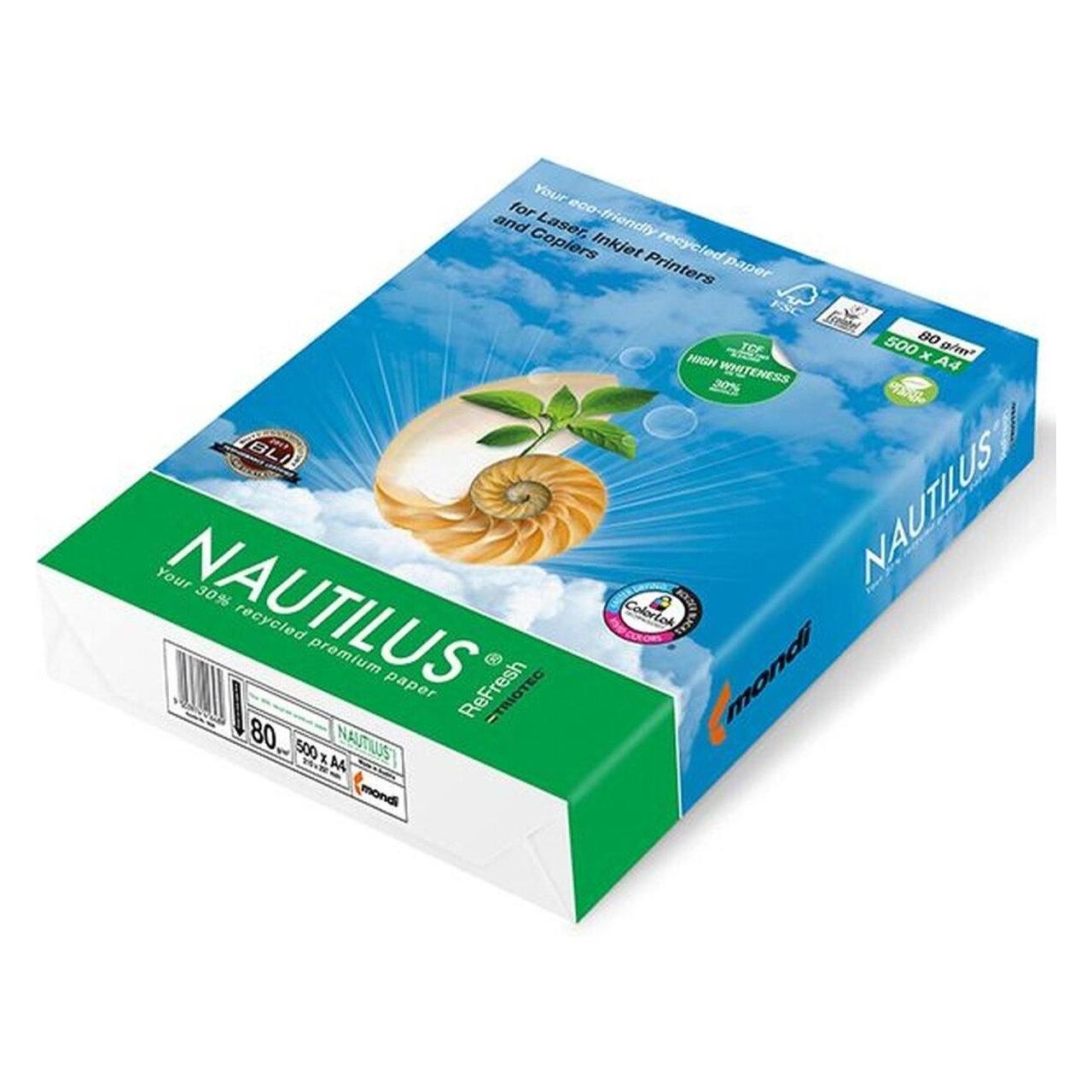 Mondi Kopierpapier Nautilus Triotec ReFresh A4 (A4, 500 Blätter, 80 g/m²) (88078255)