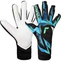 REUSCH Herren Handschuhe Attrakt RE:GRIP Strapless, Größe 9,5 in Schwarz Schwarz