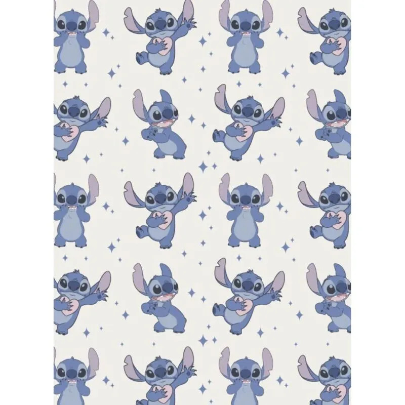 Lilo en Stitch Fleece deken met Stitch Alloverprint - 110 x 150 cm - Flanel