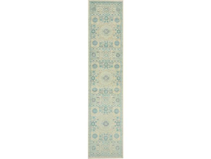 Mamluk Teppich 77x348 Handgeknüpft Orientteppich Läufer Wolle