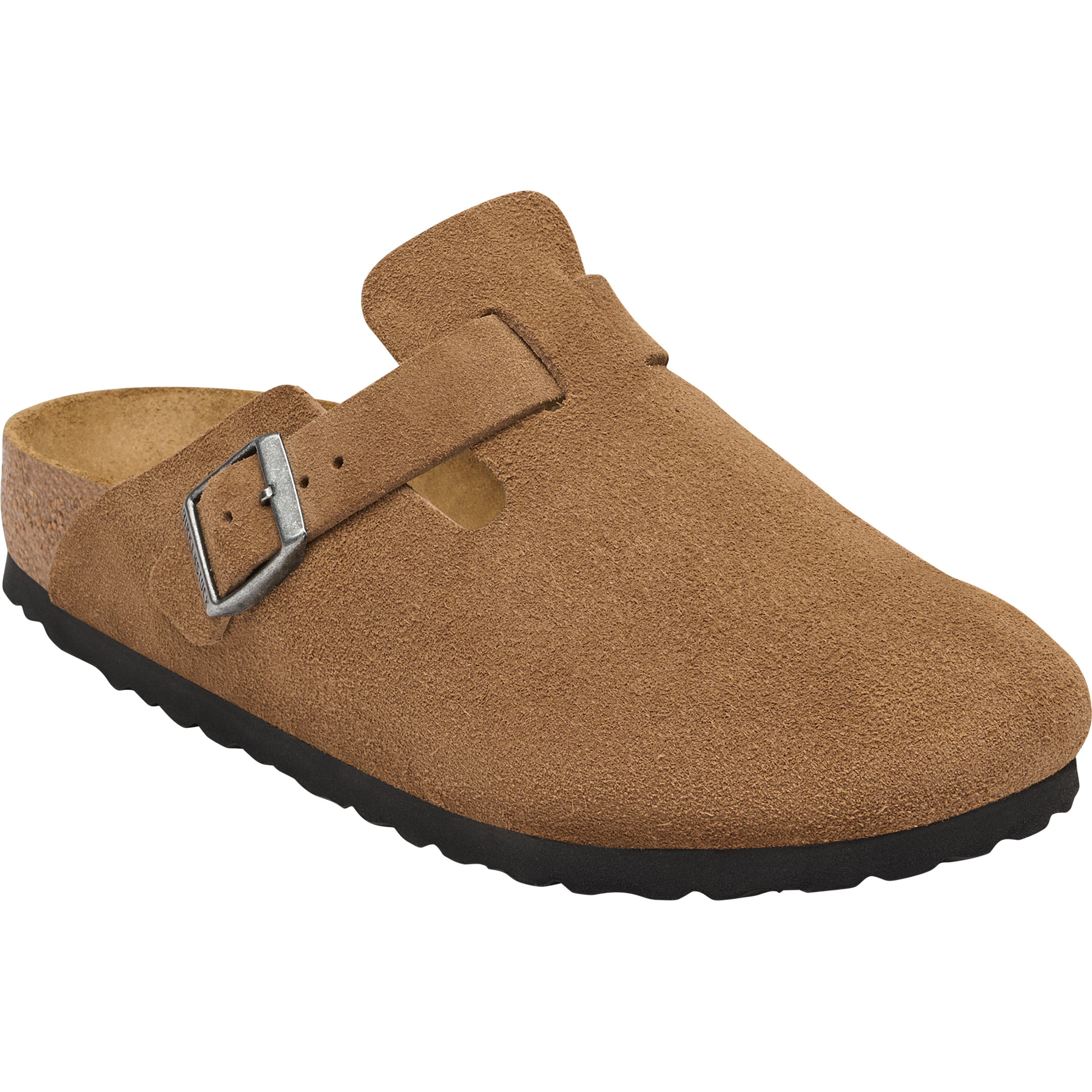 Birkenstock Boston Suede Leather Sandalen Sandalen braun Größe 46 Lifestyle