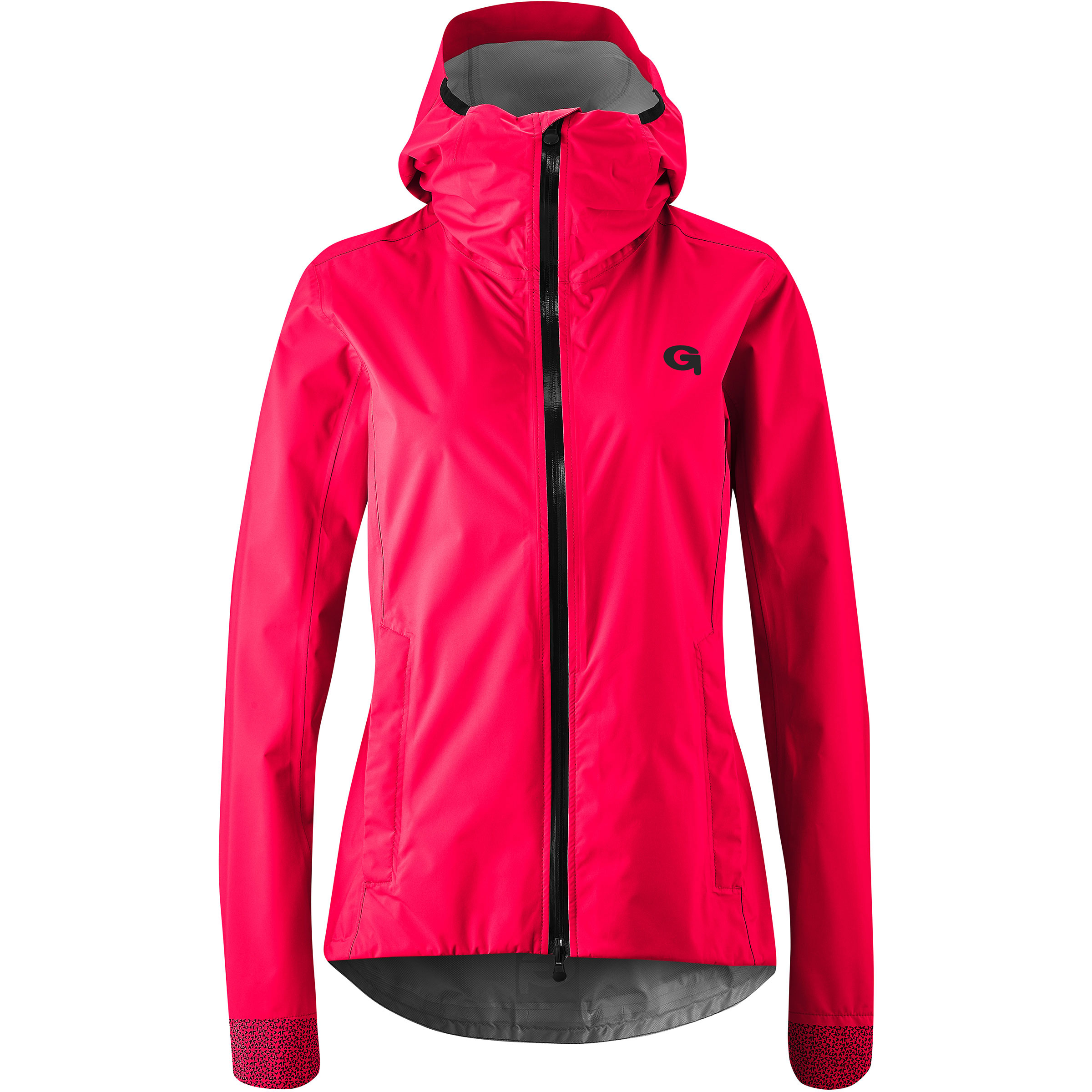 Gonso Sura Plus Damen Regenjacke pink Größe XS Mountainbike | Gravel Wasserdicht Wasserabweisend