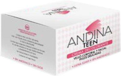 ANDINA Teen Crema Decolorante Corporal Y Facial Pieles Delicadas 30 Gr
