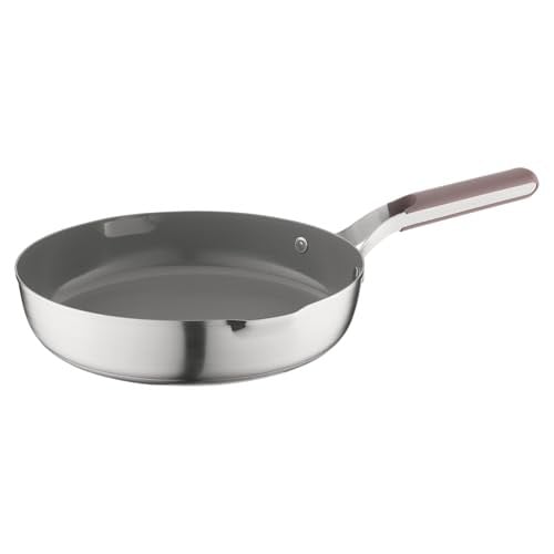 BergHOFF Home Elements Koekenpan Ø 28 cm - Aubergine - PFAS-vrije keramische antikleeflaag - Geschikt voor inductie, gas, elektrisch en keramisch - Ovenbestendig tot 180 °C