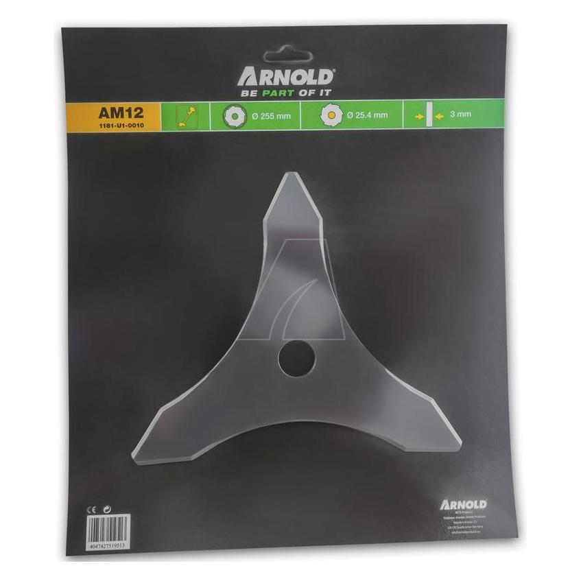 Arnold Dickichtmesser 25,5 cm, Aufnahme 2,54 cm (Rasentrimmer) (1181-U1-0010)