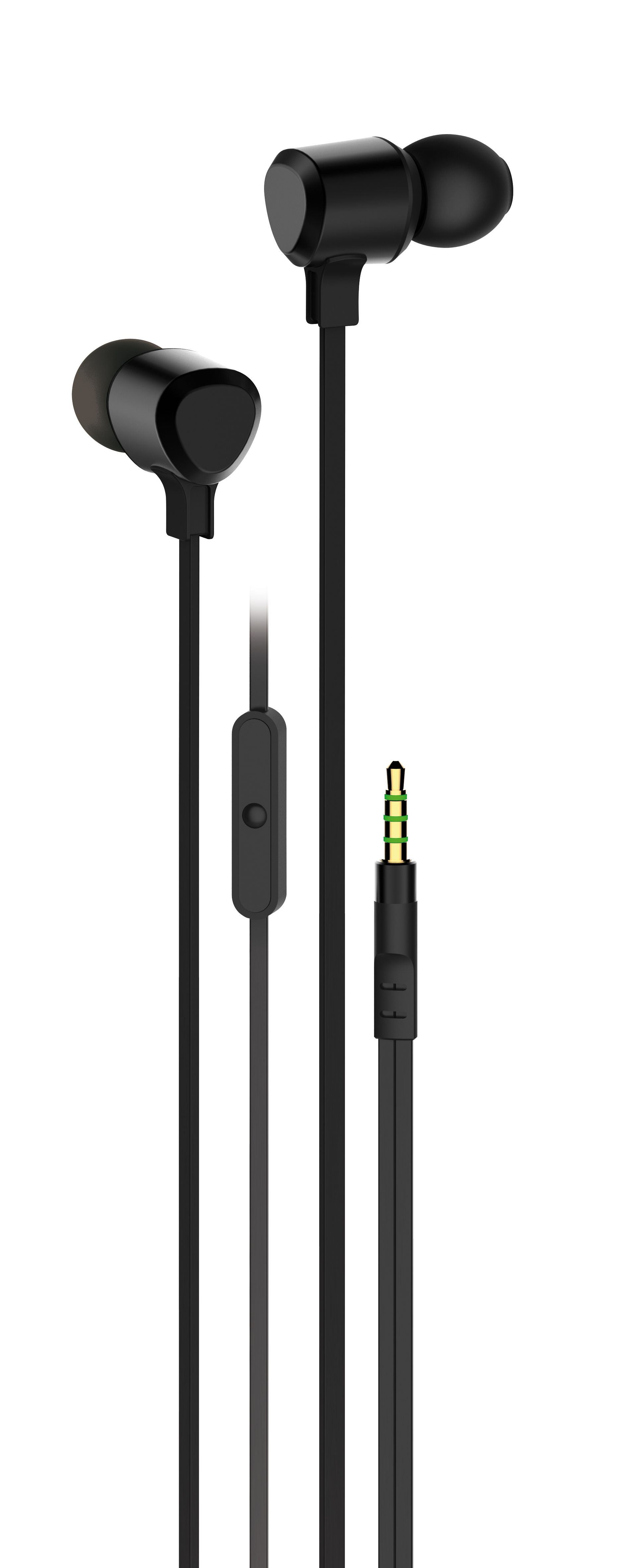 Vivanco In-Ear Kopfhörer kabelgebunden 61738 (Schwarz)