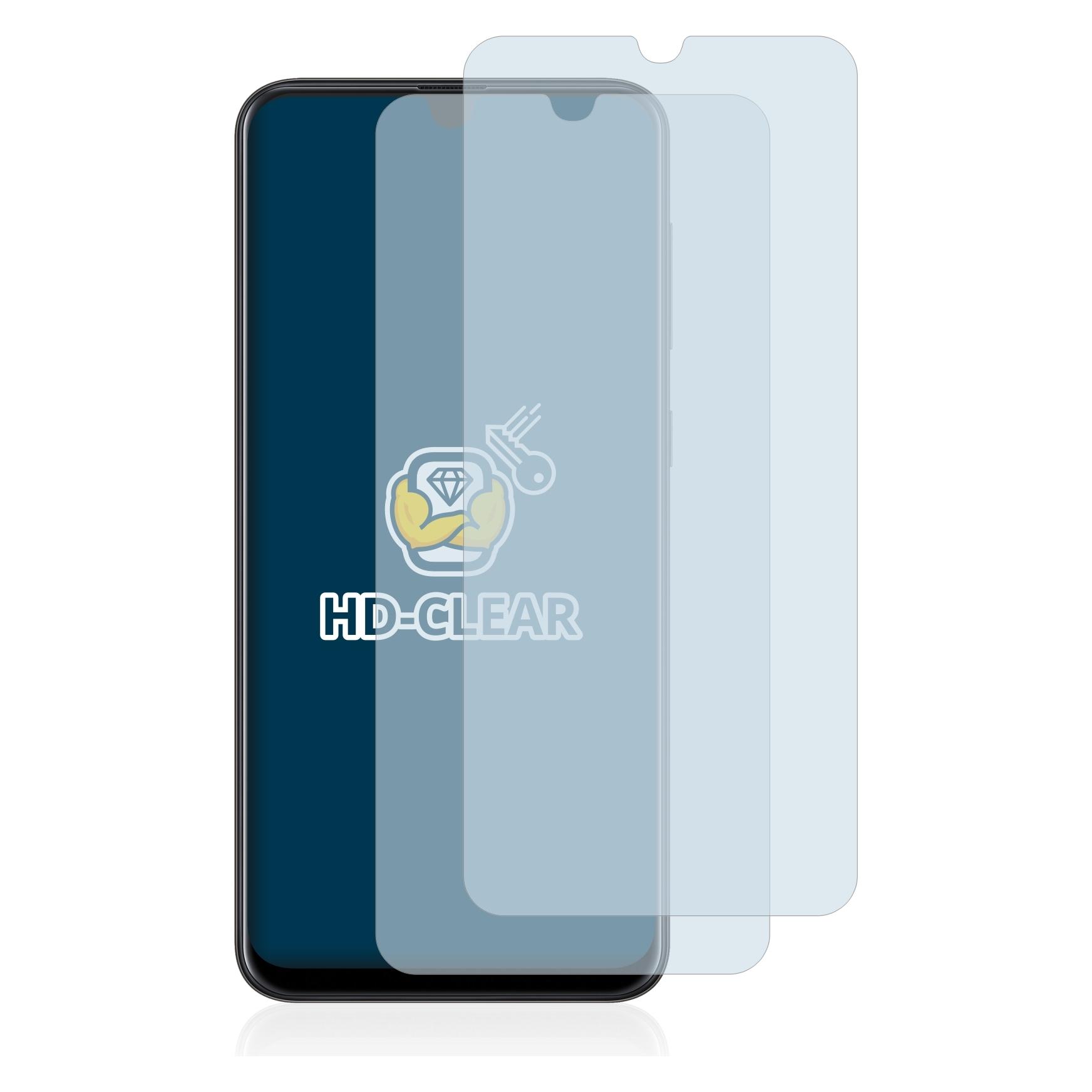 Brotect Schutzfolie für Samsung Galaxy A20 Displayschutz Displayschutzfolie Folie Klar Transparent (2 Stk., Samsung Galaxy A20) (1835558)