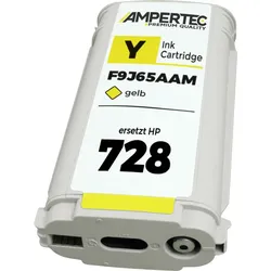 Kompatible Tinte ersetzt HP F9J65A 728 yellow
