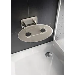 Ravak Duschsitz OVO P klappbar, B 41 cm, klar B8F0000048