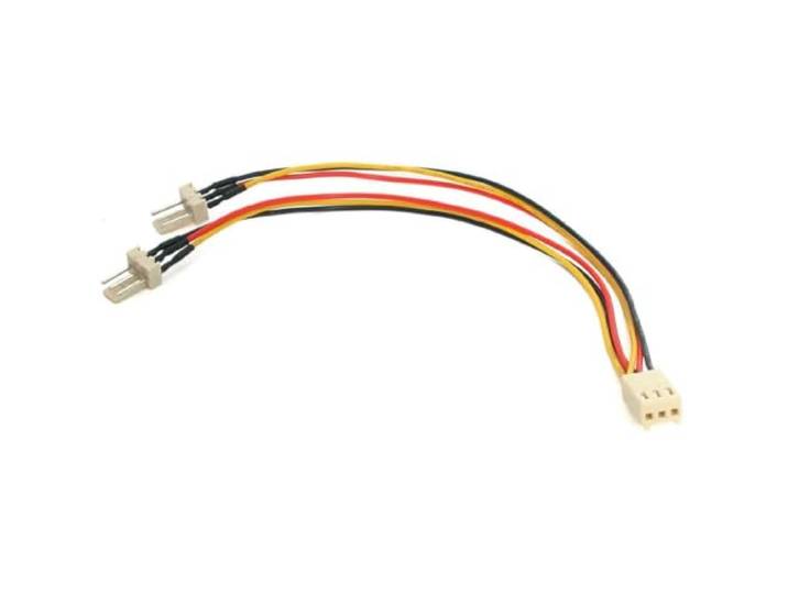 StarTech.com 15cm Molex 3pin Y-kabel voor ventilator - 3 pol. Molex adapterkabel - TX3 splitterkabel