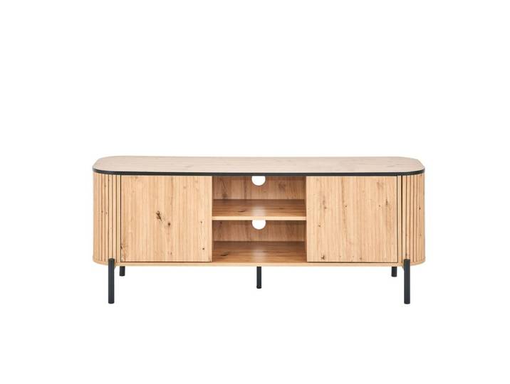 Meuble TV L. 140 cm ADRIAN Imitation chêne