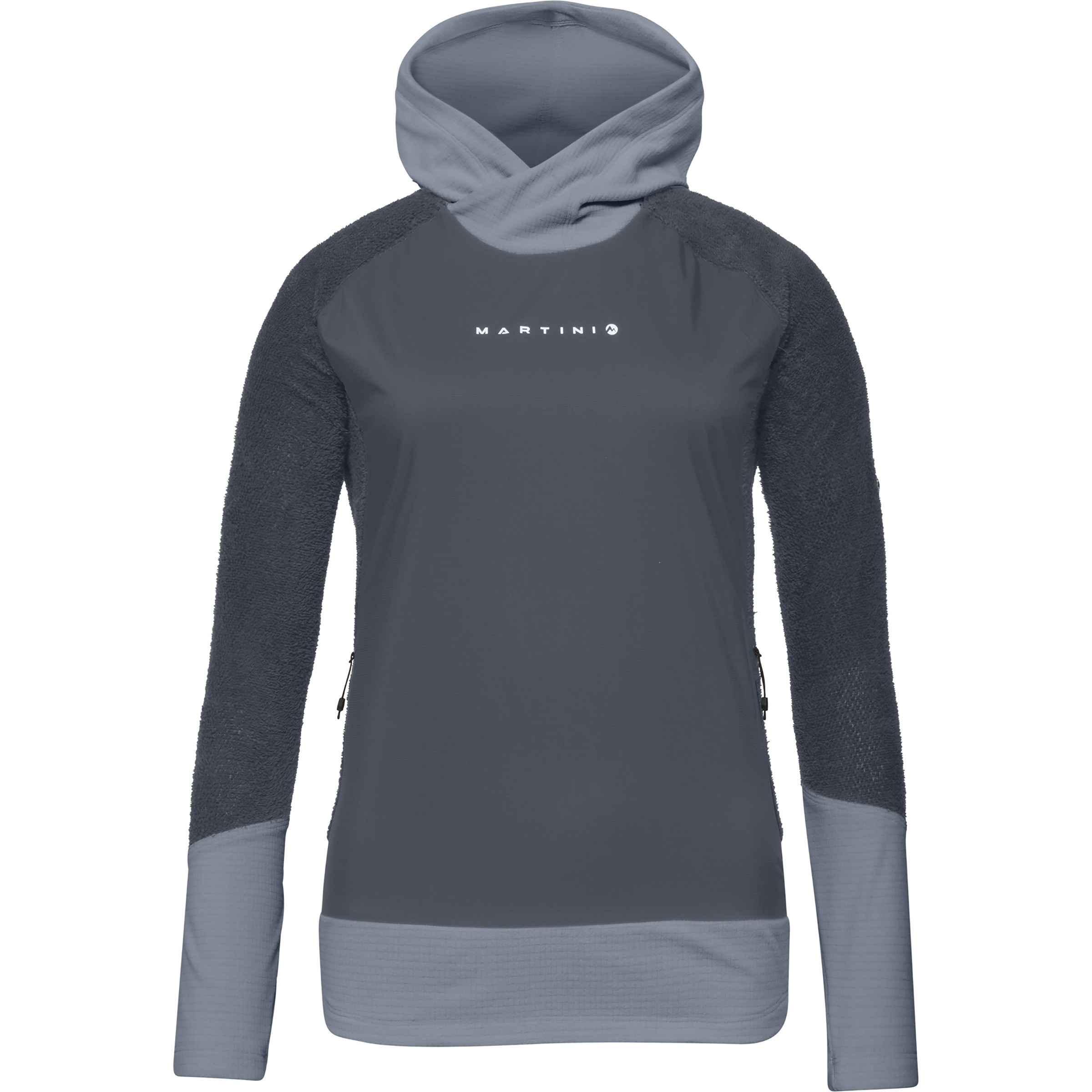 Martini Sportswear Wildtrack Rock In Hybrid Damen Hoodies grau Größe L Trekking Windabweisend Primaloft