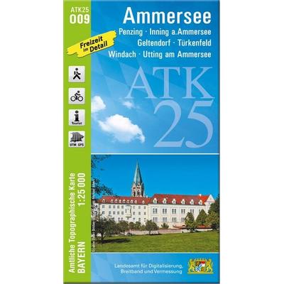 ATK25-O09 Ammersee (Amtliche Topographische Karte 1:25000), Sonstige von , Landesamt für Digitalisierung, Breitband und Vermessung, Bayern,