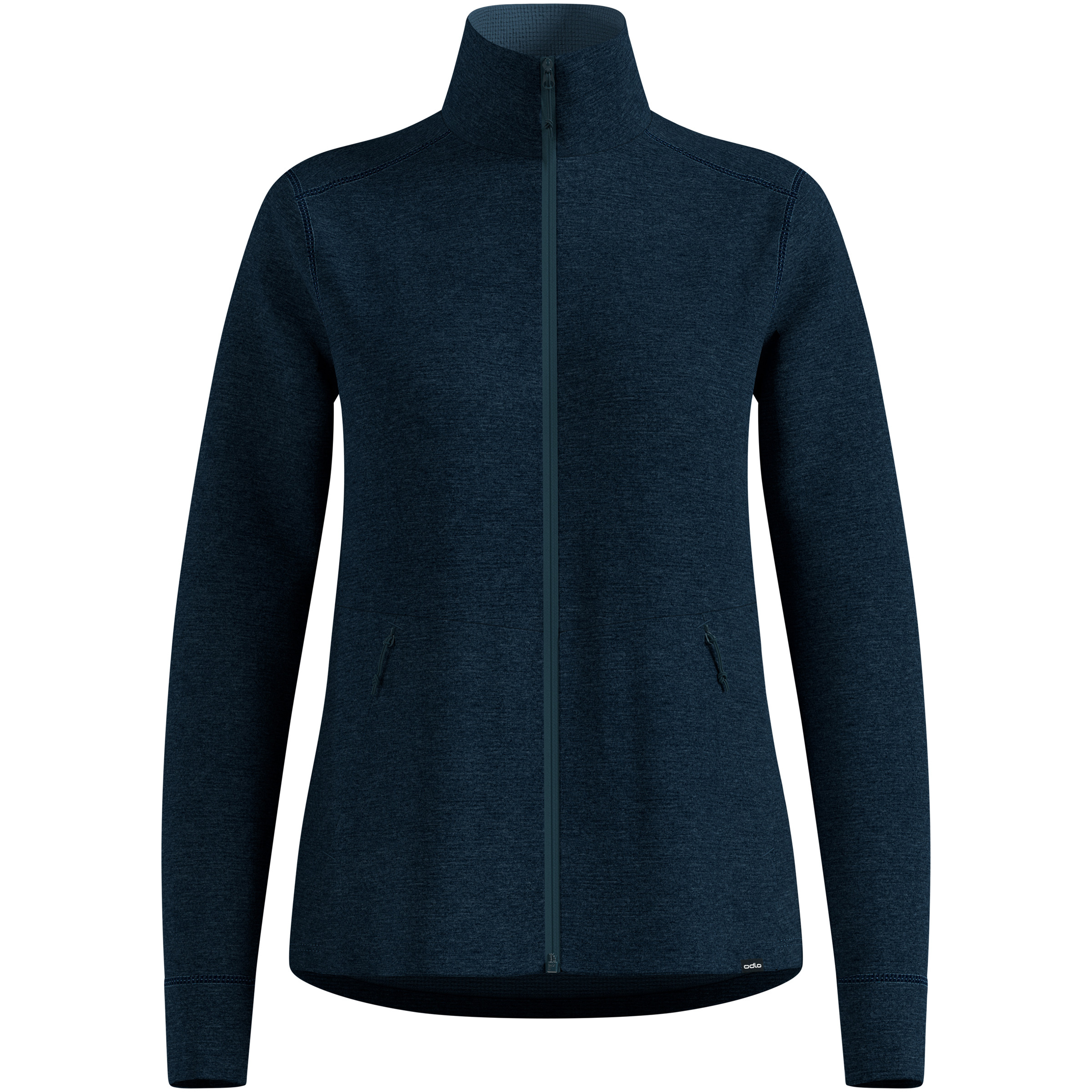 Odlo Grid Fleece Damen Fleecejacke blau Größe M Trekking Elastisch