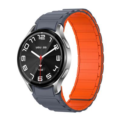Fashion Sheath Ultra AI Smartwatch AMOLED Display With Voice Assistant silver Magnetic
