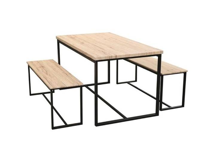 Table à manger - URBAN LIVING - Dock - Bois - Marron - 4 personnes - Contemporain - Design