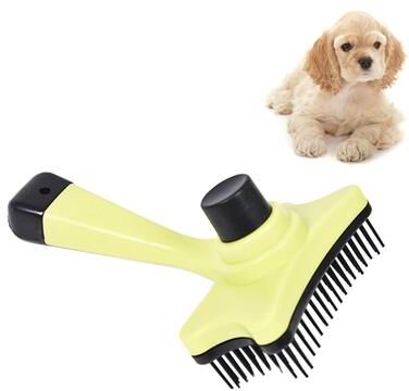 Inspired Deals Elite Pet Grooming Comb For Dogs And Cats Detangling And Dematting Brush green