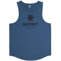 Saysky Herren Logo Combat Pro Singlet blau