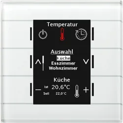 MDT Technologies Glas Bedienzentrale Smart mit Farbdisplay, BE-GBZW.01