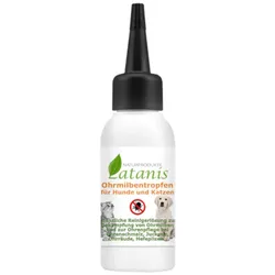 Latanis OT17 Forte - Ohrmilbentropfen für Haustiere, Extra stark - 50 ml