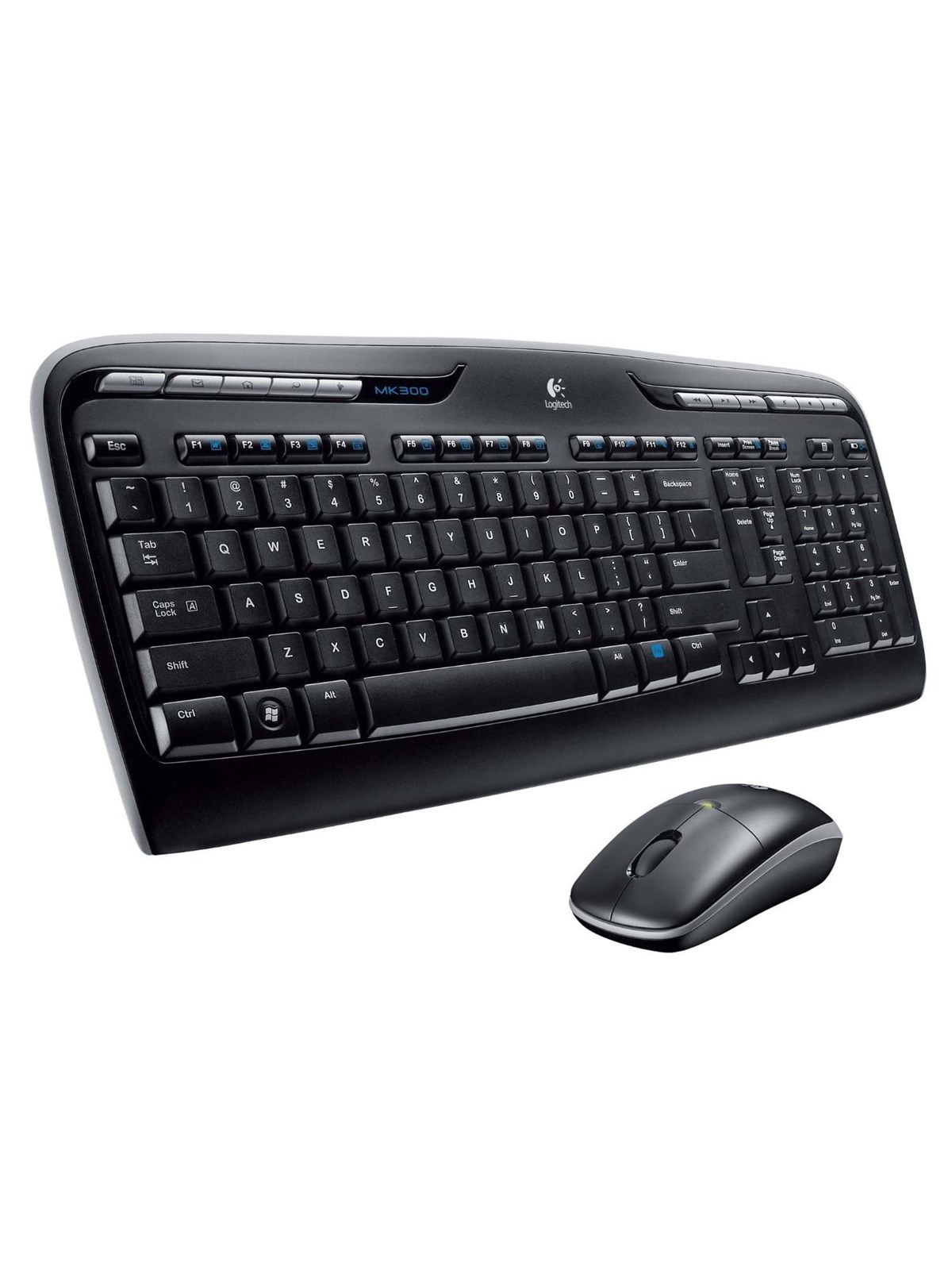 Logitech MK330 Wireless Combo - US - Tastatur & Maus Set - Englisch (US) - Schwarz