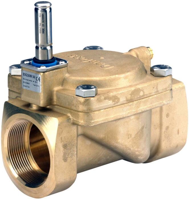Danfoss Ev220b Magnetventil 032U7152 50B, G 2, kvs 40, stromlos geöffnet, NO