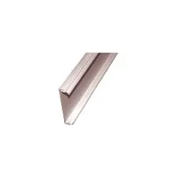 Kanaloberteil, 80mm Deckelöffnung, Länge 2m - cremeweiß