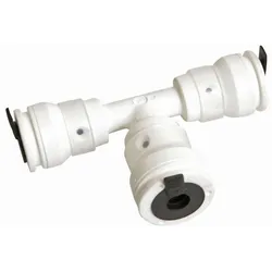Aluverbund Steckfitting Henco Vision T-Stück Mittelabgang erweitert 20 x 2 - 26 x 3 - 20 x 2