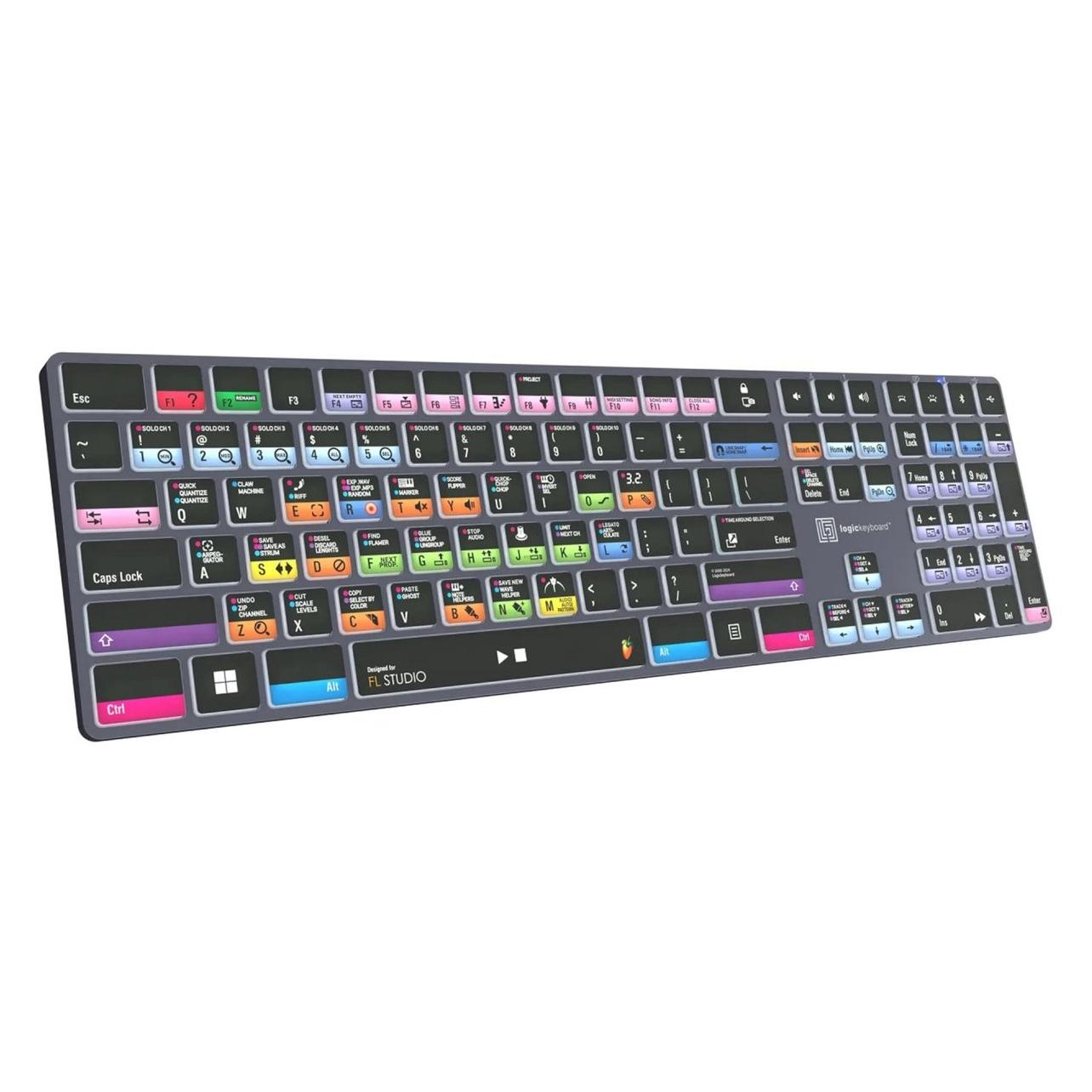 Logickeyboard FL Studio Titan UK (PC) (US, Kabelgebunden, Kabellos) (LKB-FLS-TPC-UK)