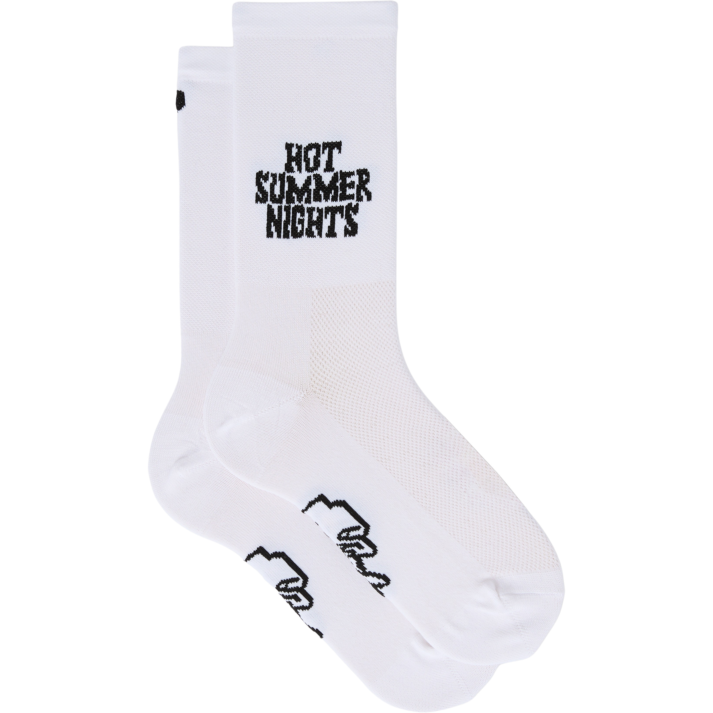 Fingerscrossed Classic Trip Hot Summer Nights Fahrradsocken weiss Größe 43 Rennrad Elastisch