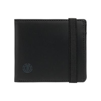 Geldbörse ELEMENT "Icon Strap", Herren, flint schwarz, Obermaterial:[Hauptgewebe] 100% Polyvinylchlorid (PVC)., Kleinlederwaren