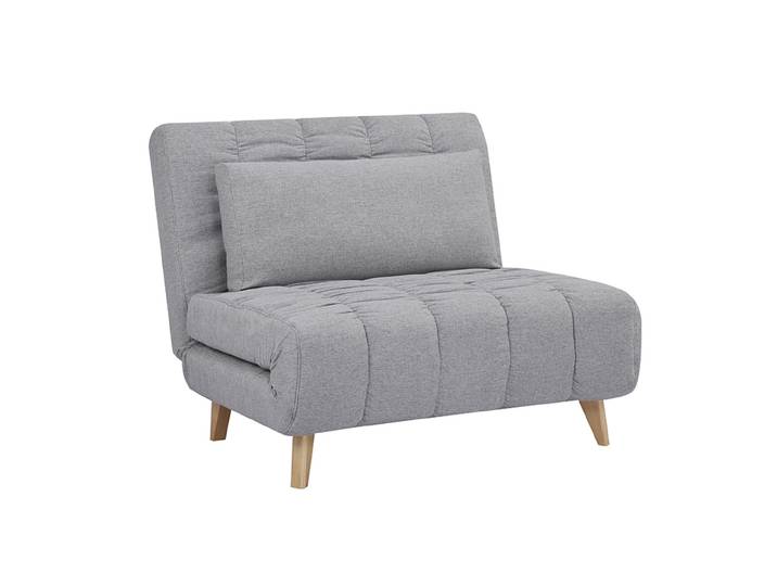 Grauer ausklappbarer Sessel BILLY