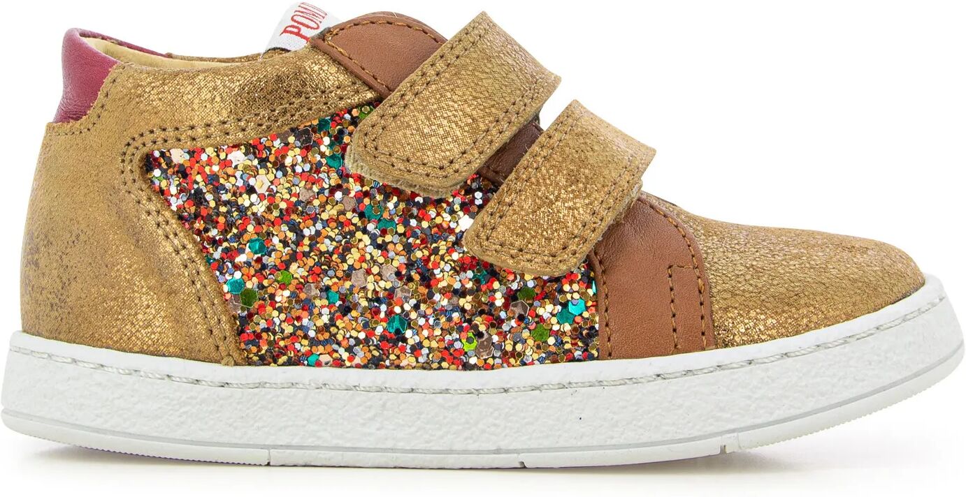 Pom d'Api Baskets Scratchs Mousse Easy Top Camel 21