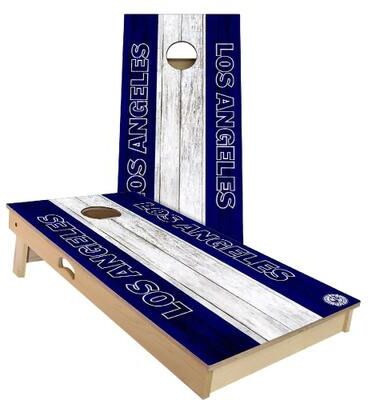 Skip's Garage LA Football Outdoor Cornhole Board Set