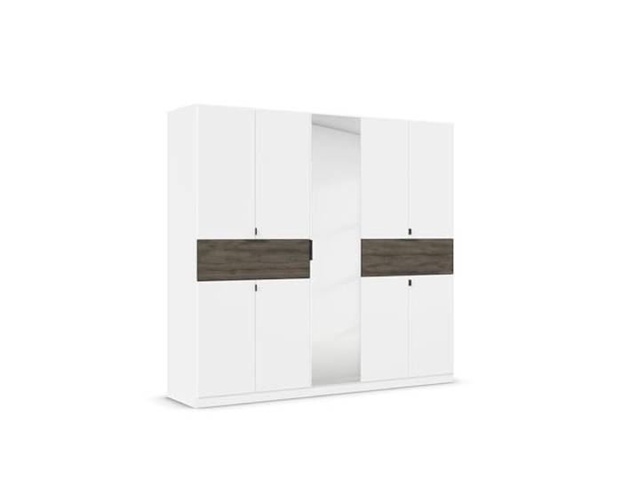 Rauch Möbel TICAO, Kleiderschrank, Farbe Weiß/Atlantic Oak, Breite 226 cm