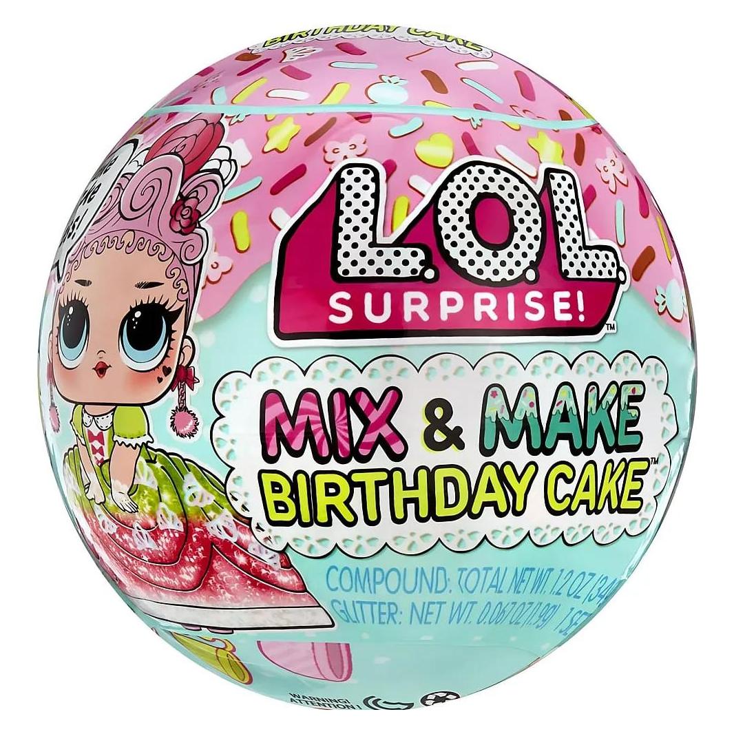 MGA L.O.L. Surprise! Mix & Make Birthday Cake Tots (593140EUC)