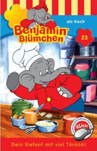 Benjamin Blümchen - Benjamin Blümchen - Folge 23: als Koch [Musikkassette] - Preis vom 28.09.2026 21:19:57 h